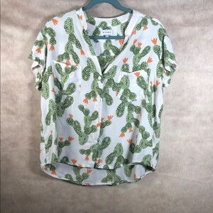 Piyama Women's Cactus Print Pajama Top